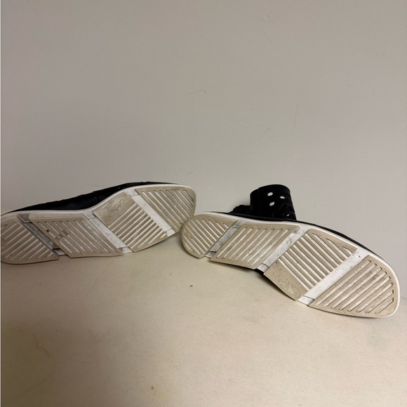 Arche Rear Zip Black Nubuck Leather Lazer Cut Women Shoes / Bootie Sz 41EU/10 US - Picture 3 of 5